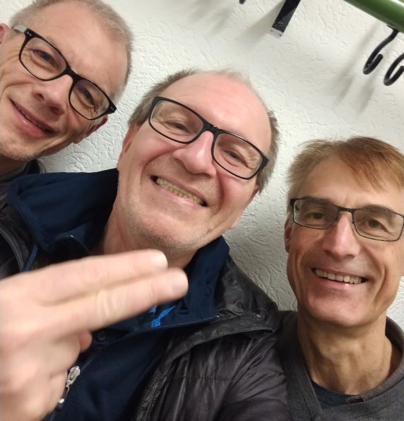 Hoheneck IV Tischtennismannschaft im Ligaspiel